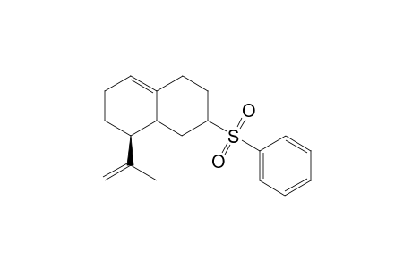 4(R,S)-(phenylsulfonyl)-6(S)-isopropenyl-1(9)-octalin