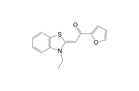 (2Z)-2-(3-Ethyl-1,3-benzothiazol-2(3H)-ylidene)-1-(2-furyl)ethanone