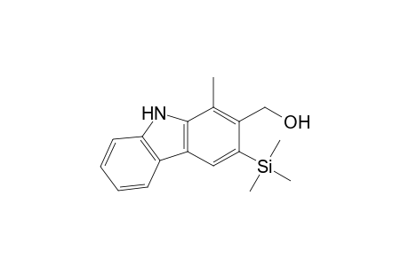 9H-Carbazole-2-methanol, 1-methyl-3-(trimethylsilyl)-