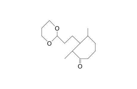 2,4-Dimethyl-3-(3-trimethylenedioxy-propyl)-cycloheptanone