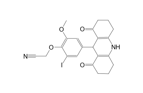 [4-(1,8-dioxo-1,2,3,4,5,6,7,8,9,10-decahydro-9-acridinyl)-2-iodo-6-methoxyphenoxy]acetonitrile