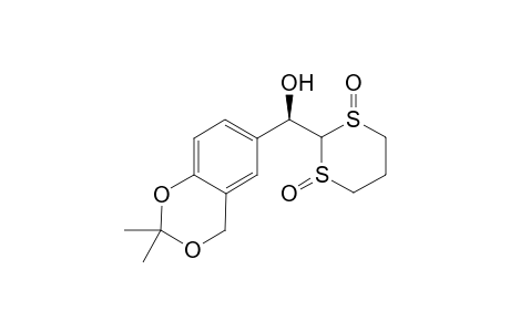 2-[(1R)-(2,2-Dimethyl(4H-benzo[3,4-e]1,3-dioxin-6-yl)hydroxymethyl]-(1R,3R)-1,3-dithiane 1,3-dioxide
