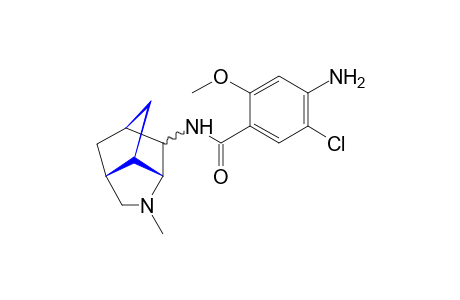 4-amino-5-chloro-N-(1-methyloctahydro-3,5-methanocyclopenta[b]pyrrol-6-yl)-o-anisamide