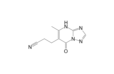 [1,2,4]triazolo[1,5-a]pyrimidine-6-propanenitrile, 4,7-dihydro-5-methyl-7-oxo-