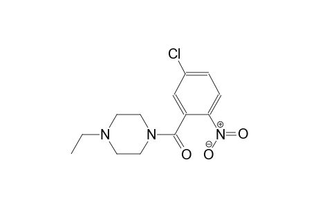 1-(5-chloro-2-nitrobenzoyl)-4-ethylpiperazine