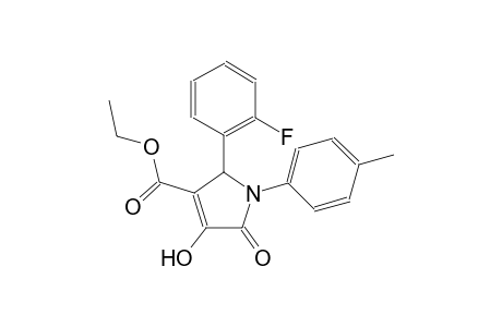 ethyl 2-(2-fluorophenyl)-4-hydroxy-1-(4-methylphenyl)-5-oxo-2,5-dihydro-1H-pyrrole-3-carboxylate