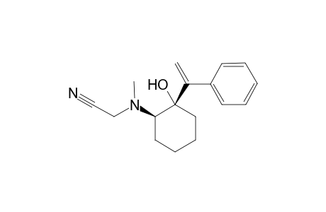 cis-2-(Methyl(cyanomethyl)amino)-1-(1-phenylethenyl)-cyclohexanol