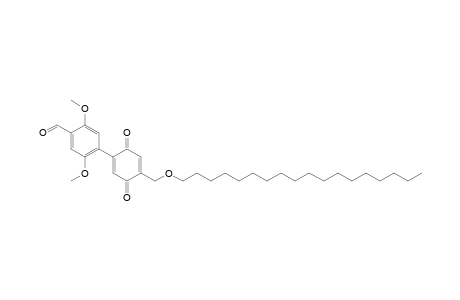 2,5-Dimethoxy-4-{4-(octadecyloxy)methyl}-2,5-dioxocyclohexa-3,6-dienylbenzaldehyde