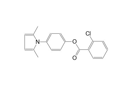 4-(2,5-dimethyl-1H-pyrrol-1-yl)phenyl 2-chlorobenzoate