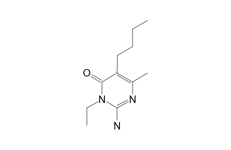 2-AMINO-5-N-BUTYL-3-ETHYL-6-METHYL-4(3H)-PYRIMIDINONE