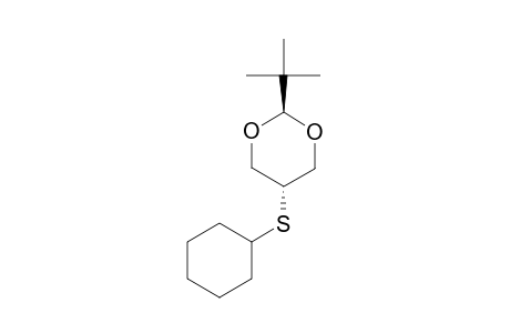 TRANS-2-TERT.-BUTYL-5-(CYCLOHEXYLTHIO)-1,3-DIOXANE