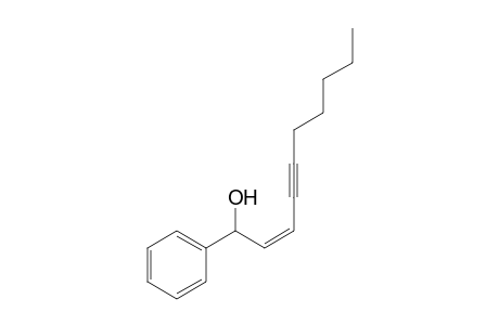 (+/-)-(Z)-1-Phenyldec-2-en-4-yn-1-ol