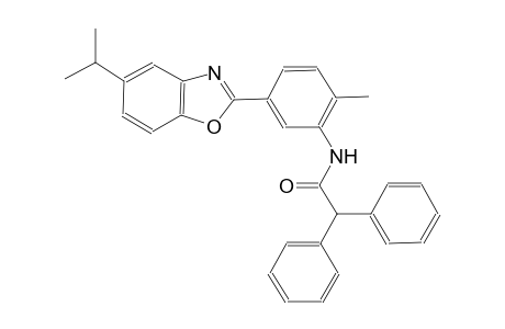 N-[5-(5-isopropyl-1,3-benzoxazol-2-yl)-2-methylphenyl]-2,2-diphenylacetamide