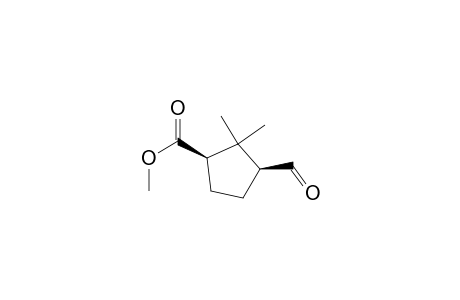 Cyclopentanecarboxylic acid, 3-formyl-2,2-dimethyl-, methyl ester, cis-