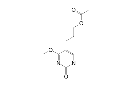 5-(3-ACETOXYPROPYL)-4-METHOXYPYRIMIDIN-2-ONE