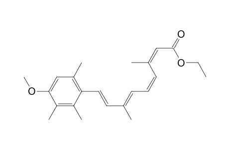 2,4,6,8-Nonatetraenoic acid, 9-(4-methoxy-2,3,6-trimethylphenyl)-3,7-dimethyl-, ethyl ester, (Z,Z,E,E)-