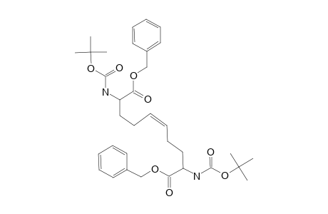 DIBENZYL-CIS-2,9-BIS-(TERT.-BUTOXYCARBONYLAMINO)-DEC-5-ENEDIOATE