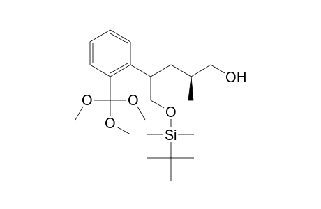 (2S)-5-(tert-Butyldimethylsilyloxy)-2-methyl-4-(trimethoxymethylphenyl)pentanol