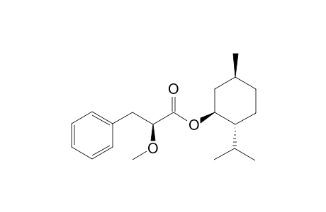 2S-Methoxy 3-phenyl propionic acid L-menthyl ester