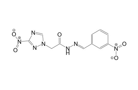 1H-1,2,4-triazole-1-acetic acid, 3-nitro-, 2-[(E)-(3-nitrophenyl)methylidene]hydrazide