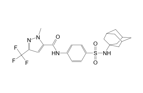 N-{4-[(1-adamantylamino)sulfonyl]phenyl}-1-methyl-3-(trifluoromethyl)-1H-pyrazole-5-carboxamide