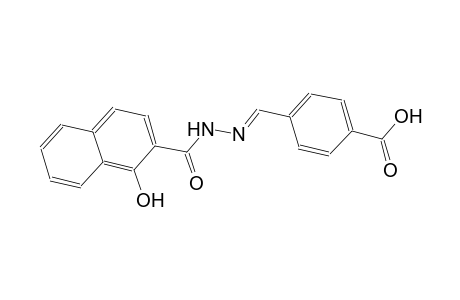 4-{(E)-[(1-hydroxy-2-naphthoyl)hydrazono]methyl}benzoic acid