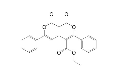 Ethyl 1,8-Dioxo-3,6-diphenyl-1H,8H-pyrano[3,4-c]pyran-4-carboxylate
