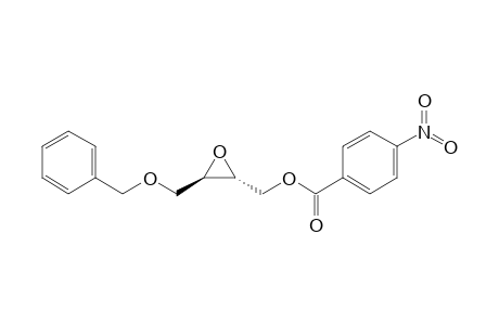 Oxiranemethanol, 3-[(phenylmethoxy)methyl]-, 4-nitrobenzoate, (2R-cis)-