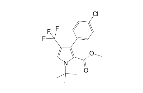 Methyl 1-tert-Butyl-4(3)-trifluoromethyl-3(4)-(4-chlorophenyl)pyrrole-2-carboxylate