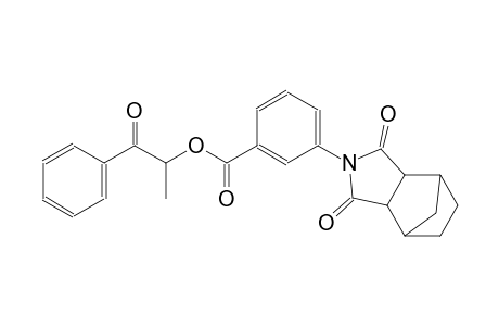 1-oxo-1-phenylpropan-2-yl 3-(1,3-dioxohexahydro-1H-4,7-methanoisoindol-2(3H)-yl)benzoate