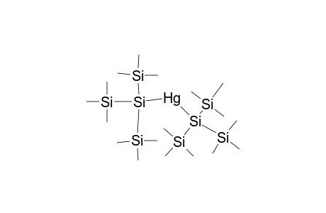 Mercury, bis[2,2,2-trimethyl-1,1-bis(trimethylsilyl)disilanyl]-
