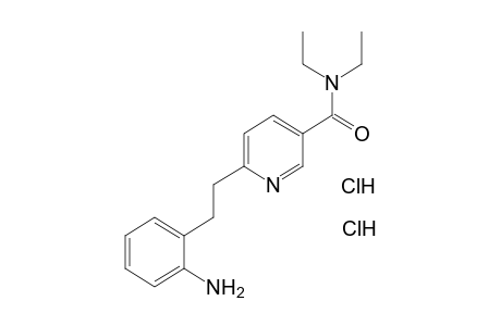 6-(o-AMINOPHENETHYL)-N,N-DIETHYLNICOTINAMIDE, DIHYDROCHLORIDE