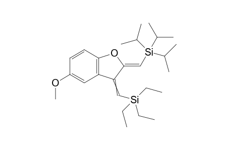 2-(Z)-Triisopropylsilylmethylidene-3-triethylsilylmethylidene-5-methoxy-2,3-dihydrobenzofuran
