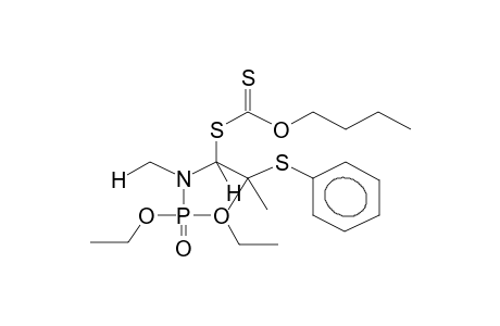 DIETHYL N-METHYL-N-(1-BUTOXYTHIOCARBONYLTHIO-2-METHYL-2-PHENYLTHIOPROPYL)AMIDOPHOSPHATE