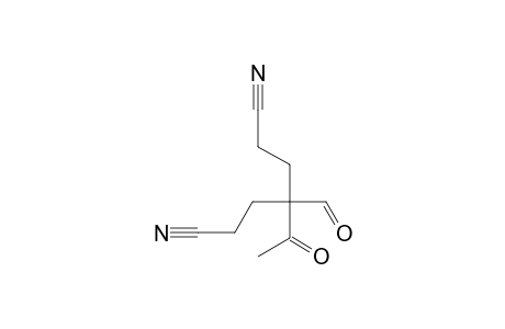 Heptanedinitrile, 4-acetyl-4-formyl-