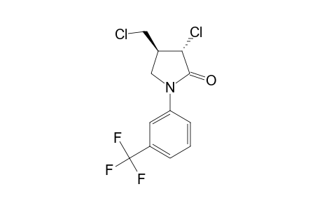 trans-3-Chloro-4-(chloromethyl)-1-[3-(trifluoromethylphenyl)]-2-pyrrolidinon