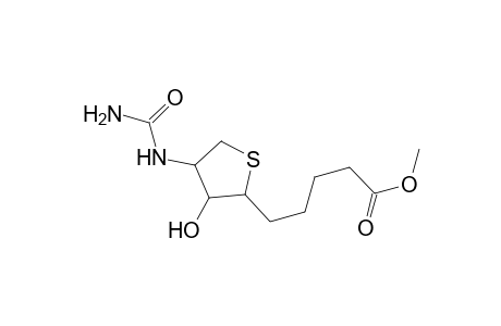 5-(3-hydroxy-4-ureido-tetrahydrothiophen-2-yl)valeric acid methyl ester