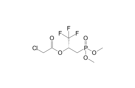 (R)Dimethyl 3,3,3-trifluoro-2-chloroacetyloxypropanephosphonate