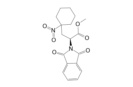 Methyl 3-(1'-nitrocyclohexyl)-2-phthalomidopropanoate