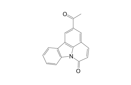 6H-Pyrido[3,2,1-jk]carbazol-6-one, 2-acetyl-