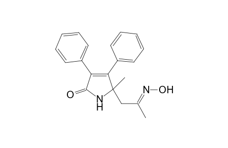 5-Methyl-3,4-diphenyl-5-[2-(hydroxyiminopropyl)]pyrrol-2-one