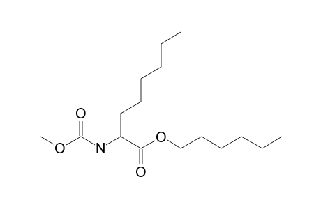 2-Aminocaprylic acid, N-methoxycarbonyl-, hexyl ester