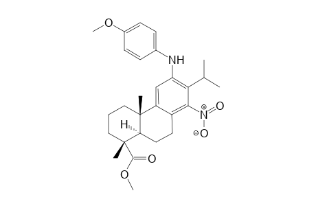 Methyl 12-(4-Methoxyphenyl)amino-14-nitrodehydroabietate