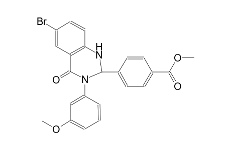 methyl 4-[6-bromo-3-(3-methoxyphenyl)-4-oxo-1,2,3,4-tetrahydro-2-quinazolinyl]benzoate