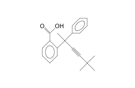 2-(1,4,4-Trimethyl-1-phenyl-2-pentynyl)-benzoic acid