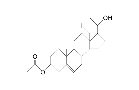 (20R)-18-Iodo-pregn-5-ene-3b,20-diol 3-acetate
