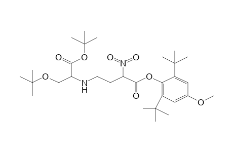 (2,6-ditert-butyl-4-methoxy-phenyl) 4-[[1,3-bis[(2-methylpropan-2-yl)oxy]-1-oxidanylidene-propan-2-yl]amino]-2-nitro-butanoate