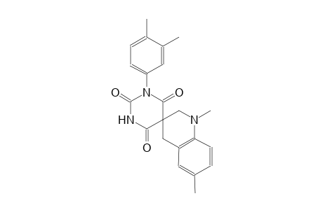 1-(3,4-dimethylphenyl)-1',6'-dimethyl-2',4'-dihydro-1H,1'H-spiro[pyrimidine-5,3'-quinoline]-2,4,6(3H)-trione