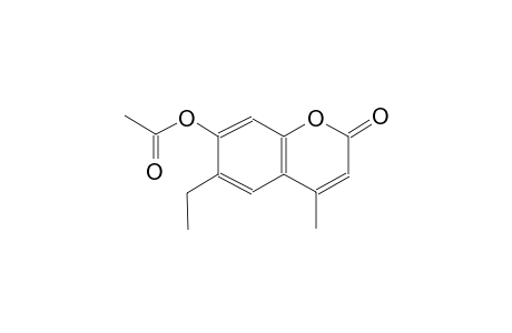 6-ethyl-4-methyl-2-oxo-2H-chromen-7-yl acetate