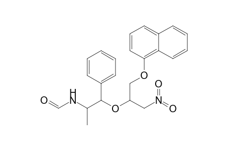 N-{1-Methyl-2-[1'-(.alpha.-naphth-1'-yloxymethyl)-2'-nitroethoxy]-2-phenylethyl}formamide